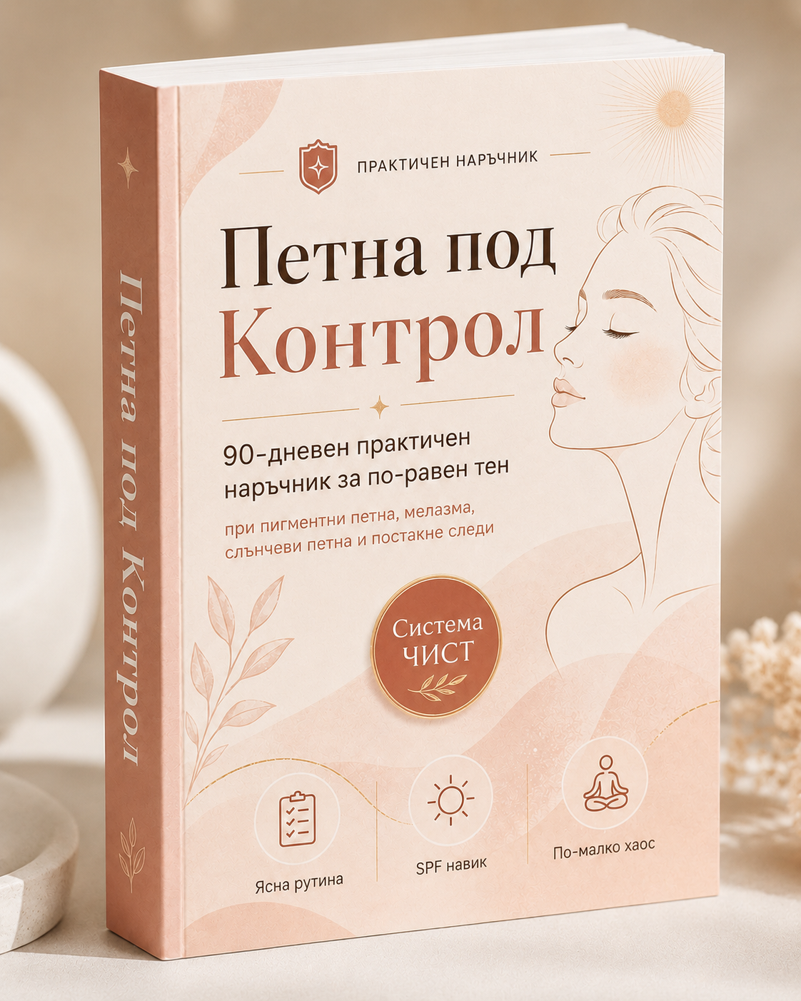 Петна под Контрол — физическа книга A5, 90-дневен наръчник